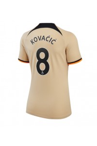 Chelsea Mateo Kovacic #8 Voetbaltruitje 3e tenue Dames 2022-23 Korte Mouw